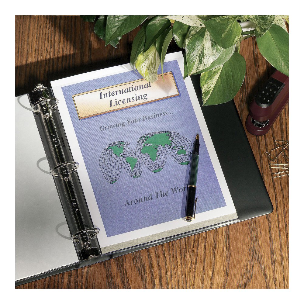 Avery&reg; Economy-Weight Sheet Protectors - For Letter 8 1/2" x 11" Sheet - Clear - Polypropylene - 50 / Box. Picture 2