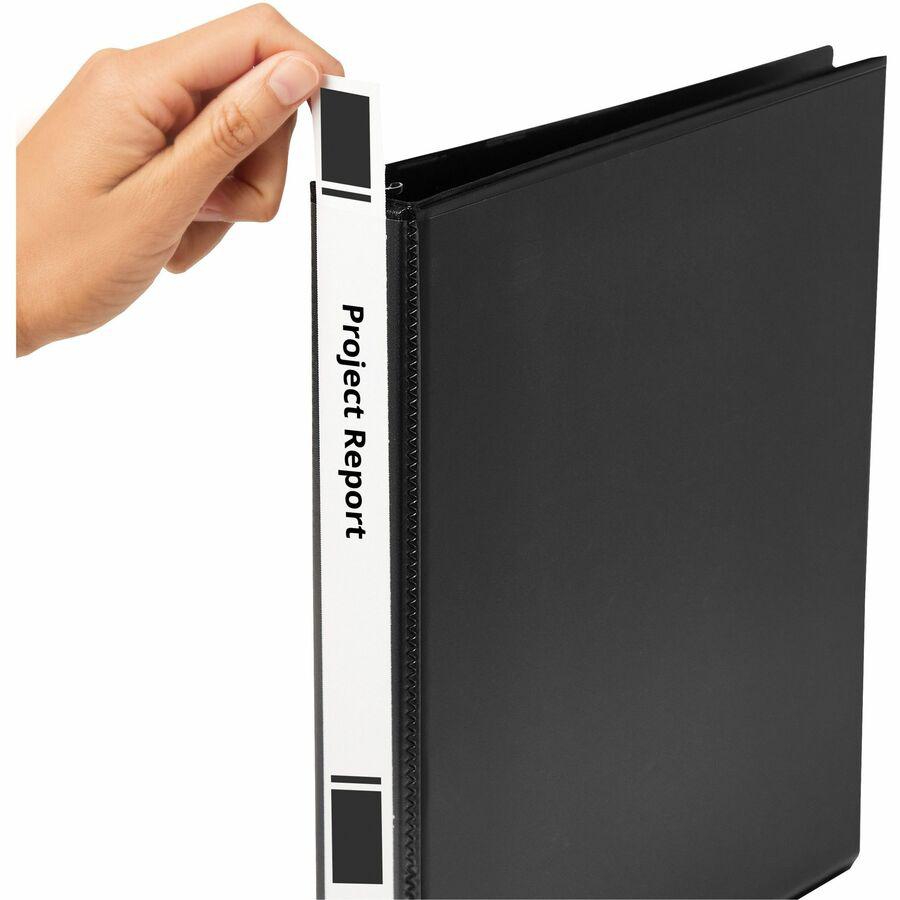 Avery&reg; Binder Spine Inserts - 1" Sheet - White - Card Stock - 40 / Pack. Picture 2
