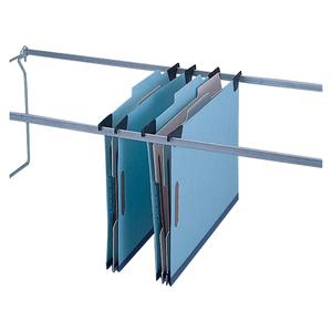 Pendaflex Letter Recycled Classification Folder - 8 1/2" x 11" - 2" Expansion - 2 3/4" for Folder - 2 Divider - 25 pt. - Pressboard, Tyvek - Blue - Tab Divider, Reinforced Gusset, Acid-free, Durable -. Picture 2