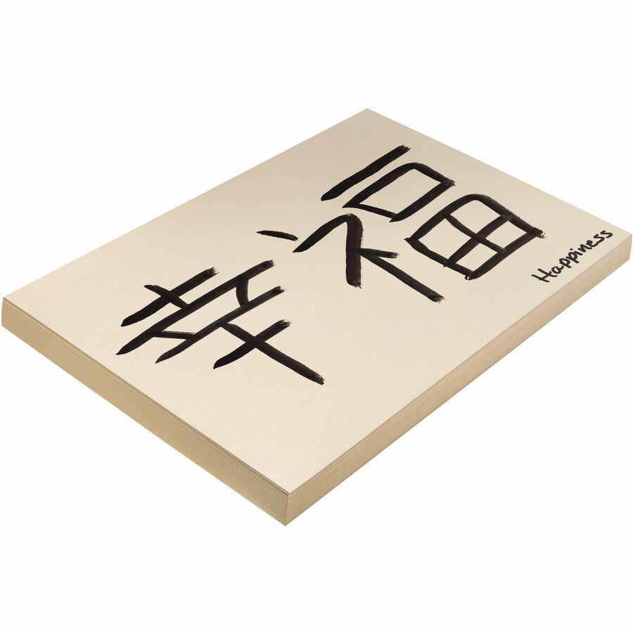 Pacon Tagboard - Craft, Art - 12"Width x 18"Length - 100 / Pack - Manila. Picture 2