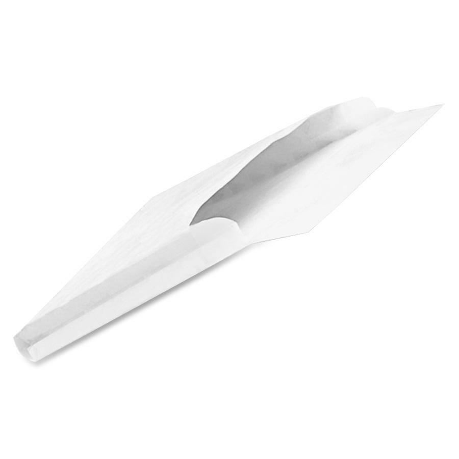 Survivor&reg; 12 x 16 x 2 DuPont Tyvek Expansion Mailers with Self-Seal Closure - Expansion - 12" Width x 16" Length - 2" Gusset - 18 lb - Peel & Seal - White - Tyvek - 100 / Carton. Picture 2