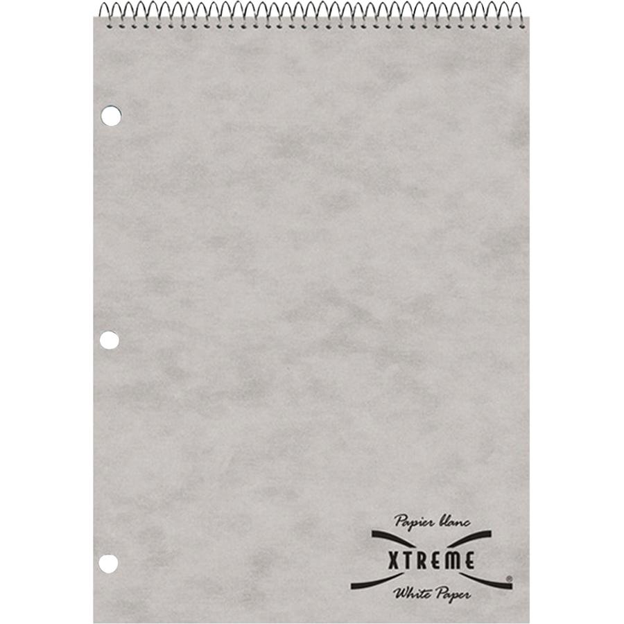 Rediform Porta-Desk 1-Subject Notebooks - 80 Sheets - Coilock - Ruled Margin - 8 1/2" x 11 1/2" - White Paper - AssortedPressboard Cover - Micro Perforated - 1 Each. Picture 2