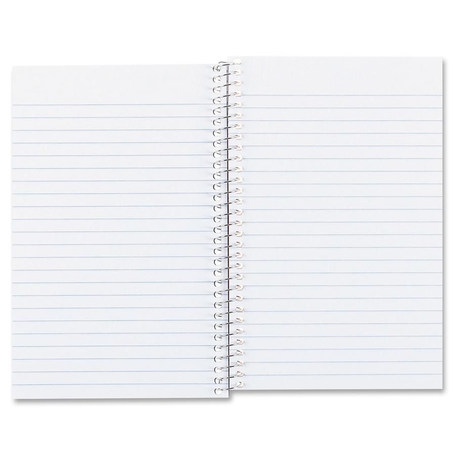 Rediform Xtreme Cover 150-Sheet 3-Subject Notebook - 150 Sheets - Coilock - 16 lb Basis Weight - 6" x 9 1/2" Sheet Size - White Paper - Blue Cover - Divider - 1 Each. Picture 5