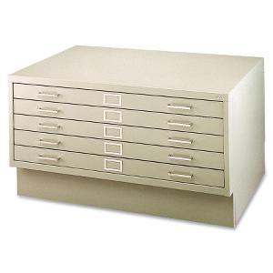 Safco Base - 40.4" Width x 26.6" Depth x 6" Height - Steel - Tropic Sand. Picture 3