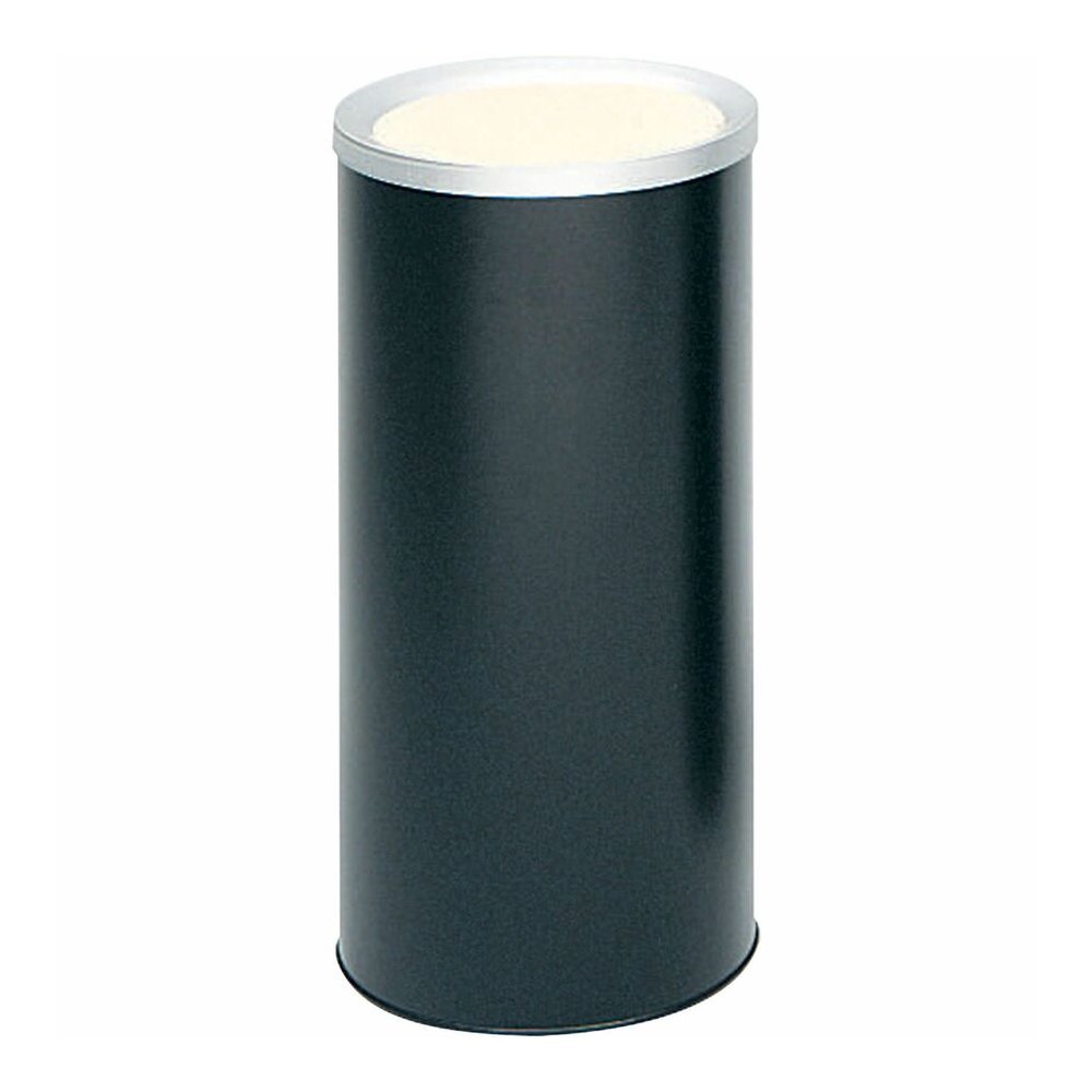 Safco Sand Fill Ash Urns - Round - 10" Opening Diameter - 20" Height - Steel - Black - 1 Each. Picture 3