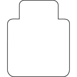 Lorell Standard Lip Chairmat - 48" Length x 36" Width x 0.133" Thickness - Lip Size 10" Length x 19" Width - Vinyl - Clear - 1Each. Picture 4