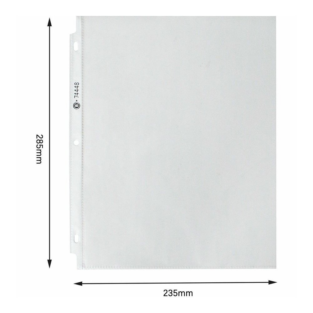 Business Source Economy Weight Sheet Protectors - 11" Height x 9" Width x 2 mil Thickness - For Letter 8 1/2" x 11" Sheet - Ring Binder - Rectangular - Semi Clear - Polypropylene - 200 / Box. Picture 5