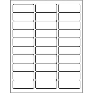 Business Source Neon Labels - 1" Width x 2 5/8" Length - Permanent Adhesive - Rectangle - Laser - Neon Yellow - 30 / Sheet - 750 / Pack. Picture 3
