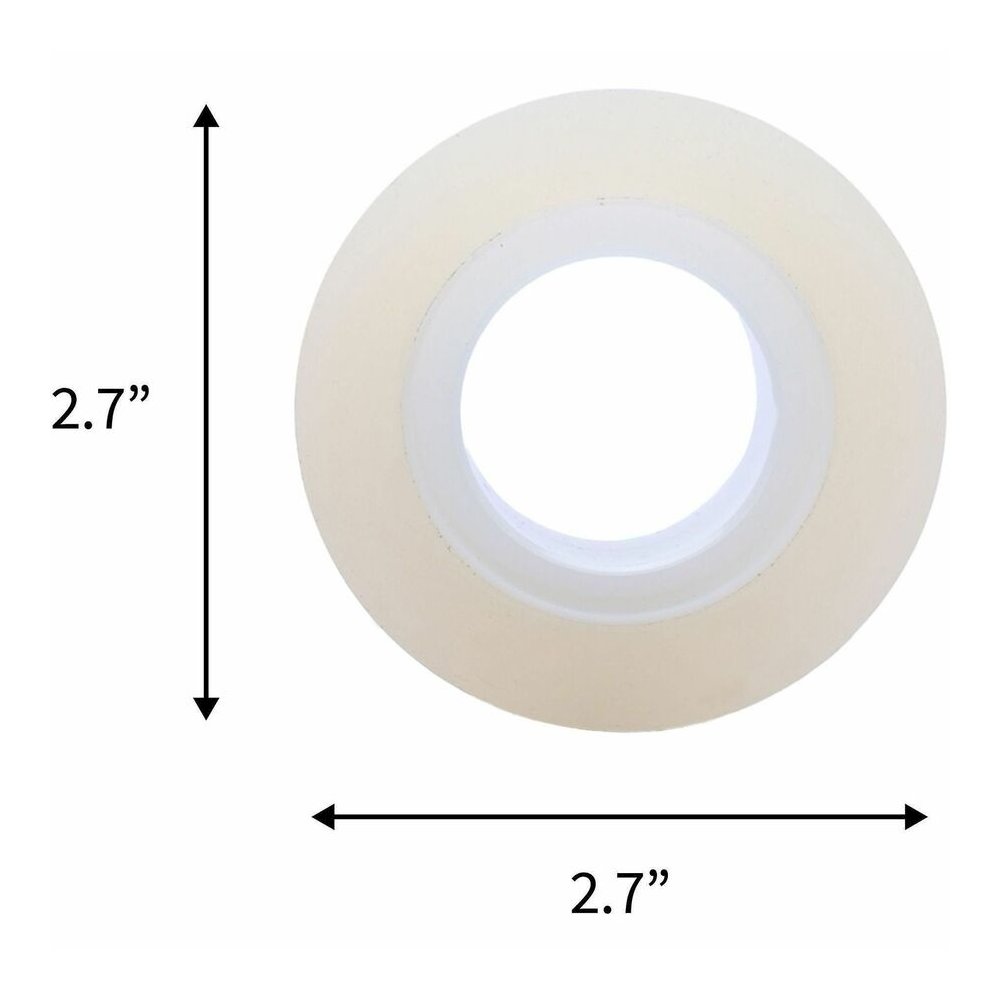 Business Source All-purpose Transparent Glossy Tape - 27.78 yd Length x 0.75" Width - 1" Core - Clear - For Sealing, Mending, Protecting - 12 / Pack. Picture 7