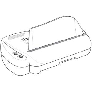 Business Source Electric Adjustable 3-hole Punch - 3 Punch Head(s) - 30 Sheet of 20lb Paper - 1/4" Punch Size - 17.8" Width x 5.3" Depth x 8.3" Height - Gray. Picture 8