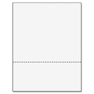 Printworks Pre-Perforated Paper for Invoices, Statements, Gift Certificates & More - Letter - 8 1/2" x 11" - 20 lb Basis Weight - Sustainable Forestry Initiative (SFI) - Perforated - White - 500 / Rea. Picture 2