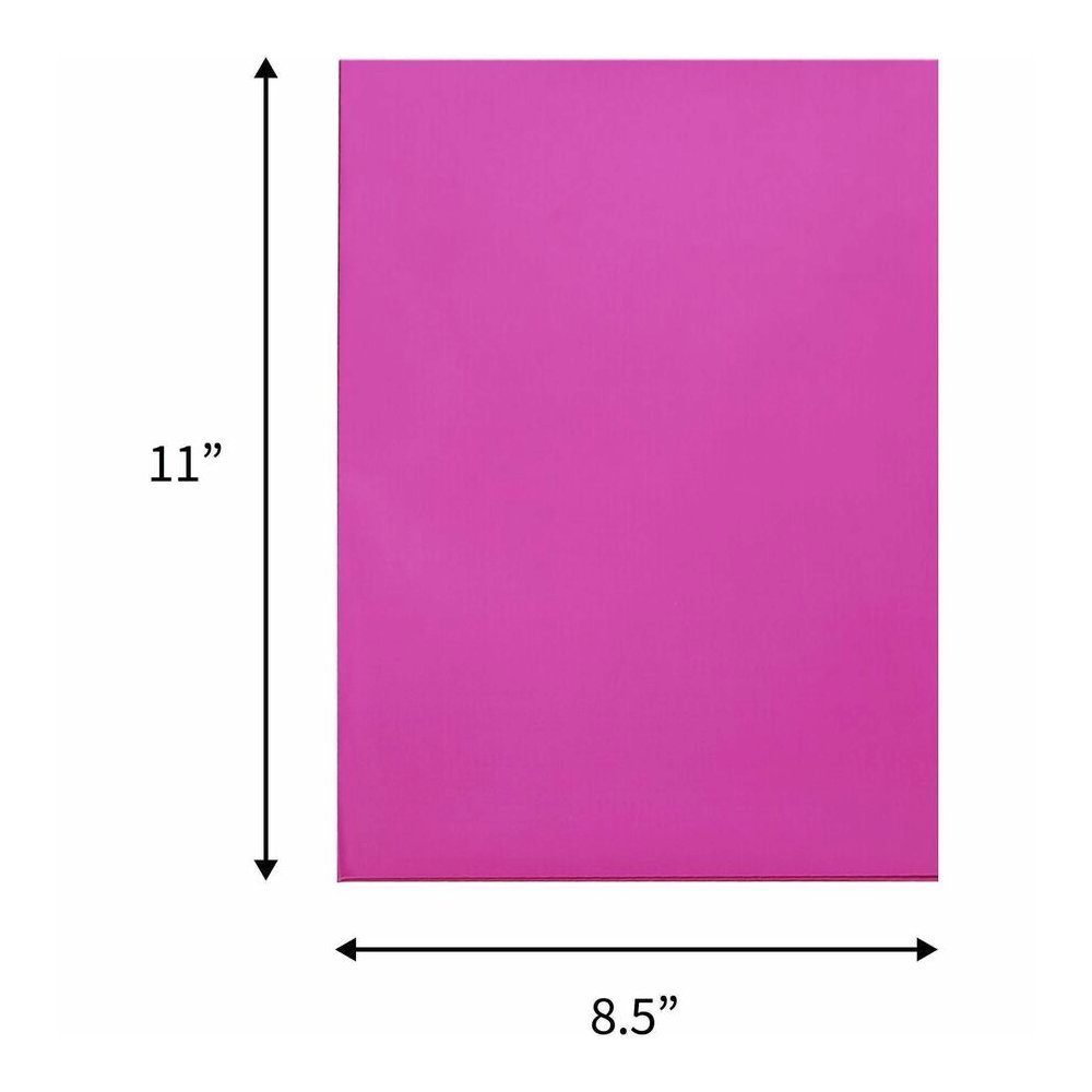 Business Source Letter No Pocket Folder - 8 1/2" x 11" - 100 Sheets Capacity - 2 Internal Pocket - Card Paper - Purple - Durable, Laminated, Die-cut - 1 Box. Picture 8