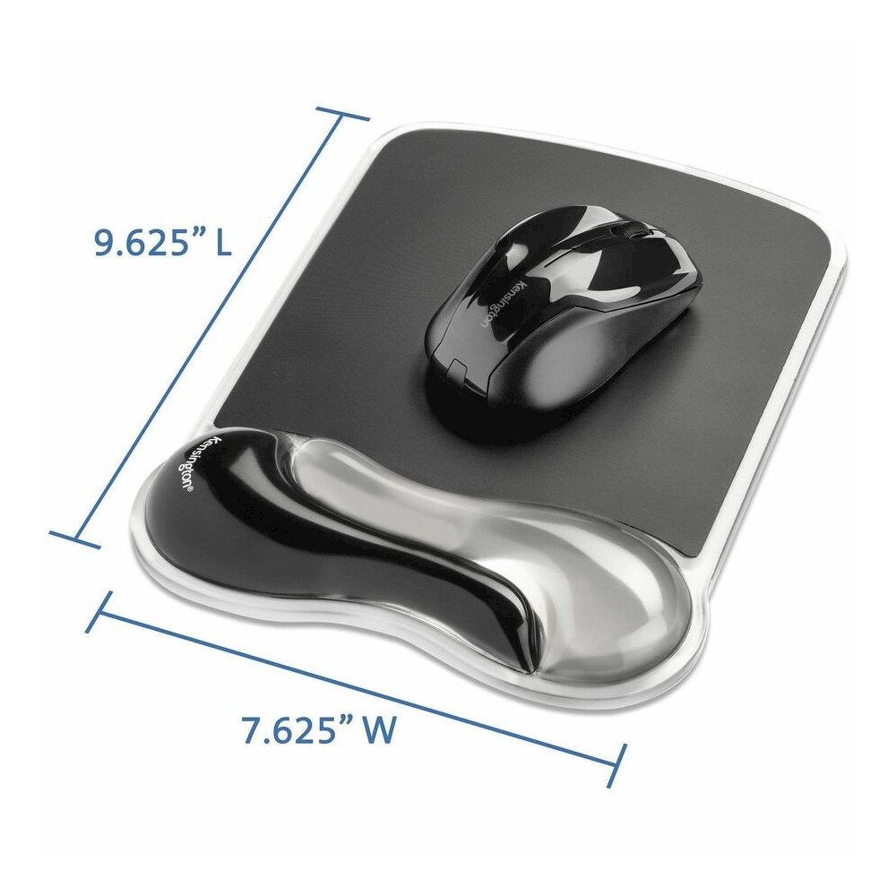 Kensington Duo Gel Mouse Wrist Rest Wave - 1 Each. Picture 5