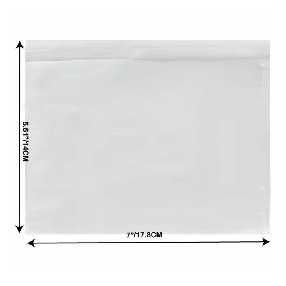 Sparco Plain Back 7" Envelopes - Packing List - 7" Width x 5 1/2" Length - 70 g/m² - Self-adhesive Seal - White - Paper, Low Density Polyethylene (LDPE) - 1000 / Box. Picture 7