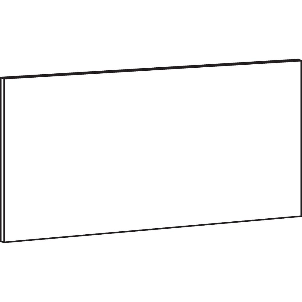 Lorell Fortress Modular Series Stack-On Hutch Door Kit - 48" Width - Lockable, Reinforced - Steel - Charcoal - 1 Each. Picture 3