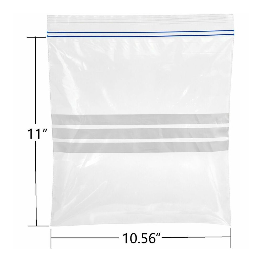 Genuine Joe Food Storage Bags - 1 gal Capacity - 11" Length x 10.56" Width x 1.75 mil (44 Micron) Thickness - Zipper Closure - Clear - Food, Beef, Vegetables, Seafood, Poultry - No - 250 / Box. Picture 5