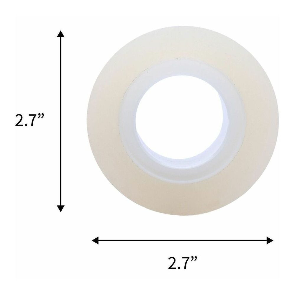 Business Source All-purpose Transparent Tape - 36 yd Length x 0.75" Width - 1" Core - Clear - For Sealing, Mending - 12 / Pack. Picture 5