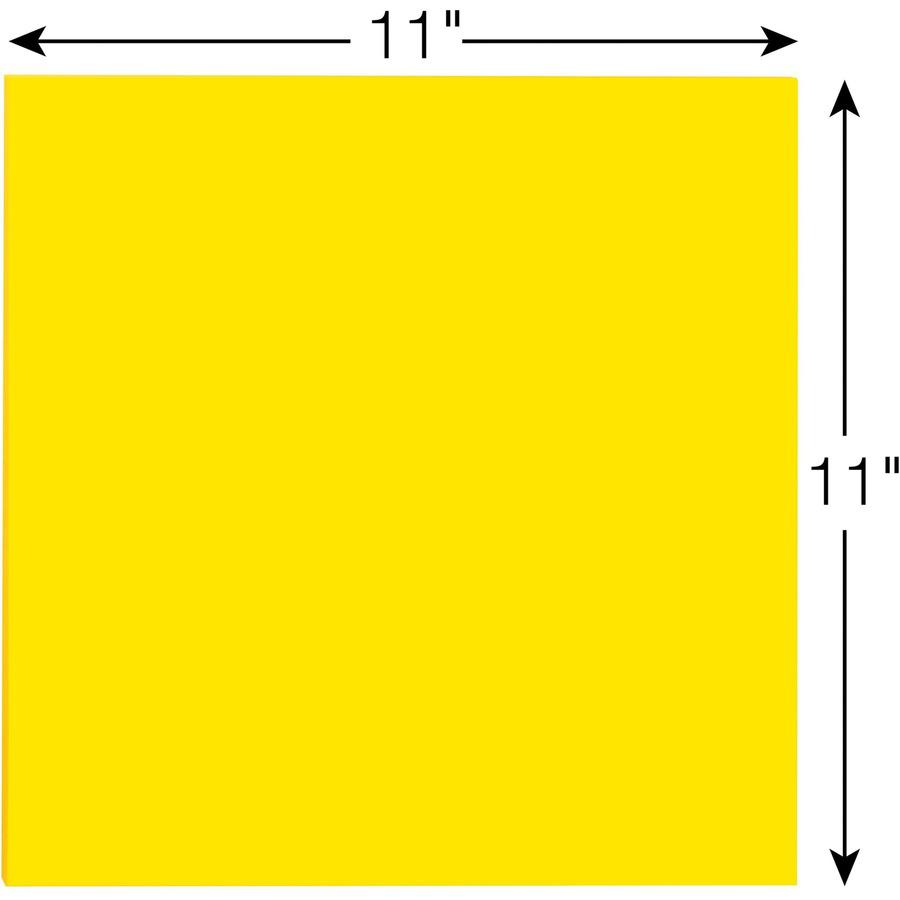 Post-it&reg; Super Sticky Big Notes - 10 63/64" x 10 63/64" - Square - 30 Sheets per Pad - Canary Yellow - 1 Each. Picture 4