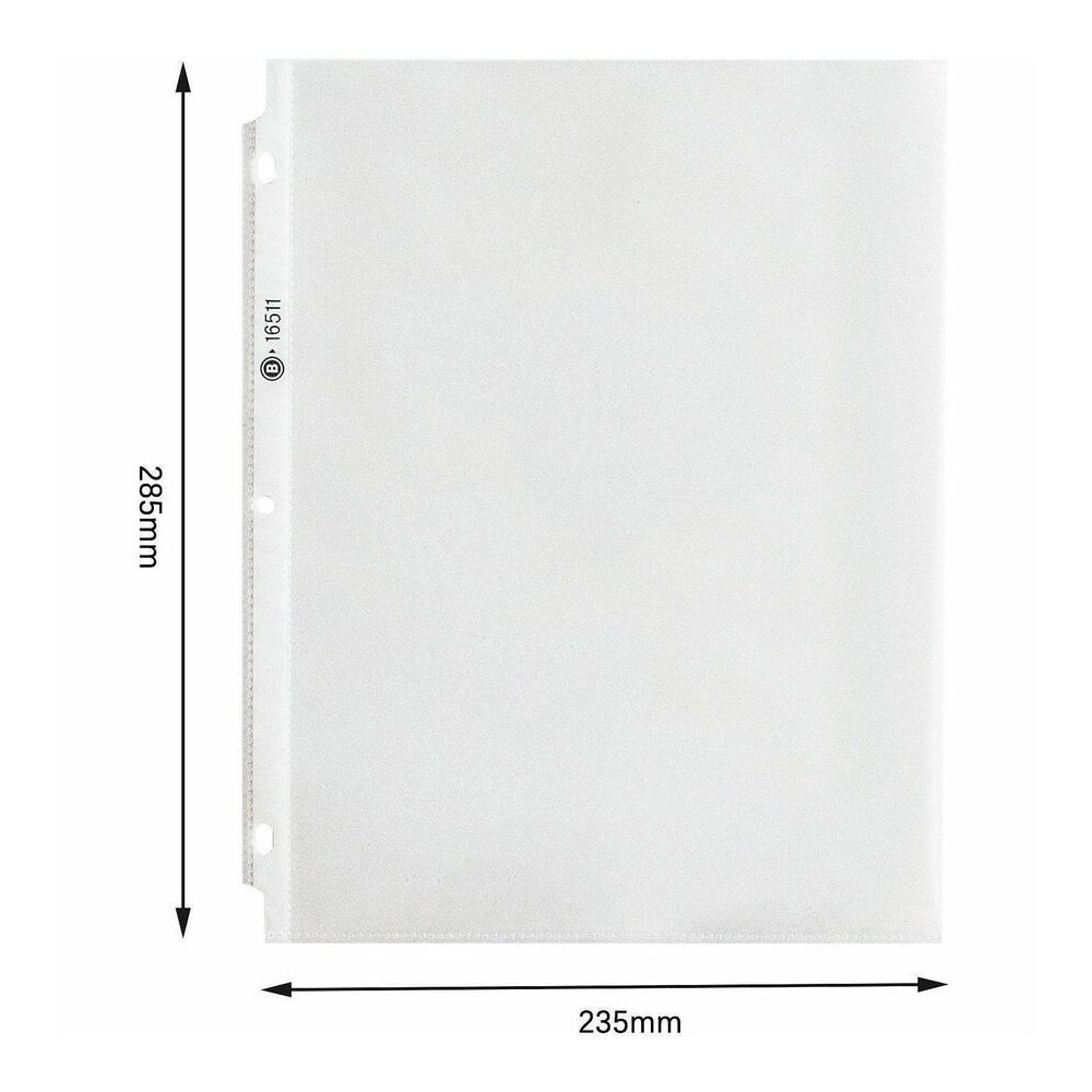 Business Source Sheet Protectors - For Letter 8 1/2" x 11" Sheet - 3 x Holes - Ring Binder - Top Loading - Rectangular - Clear - Polypropylene - 50/Box - 5 / Carton. Picture 8