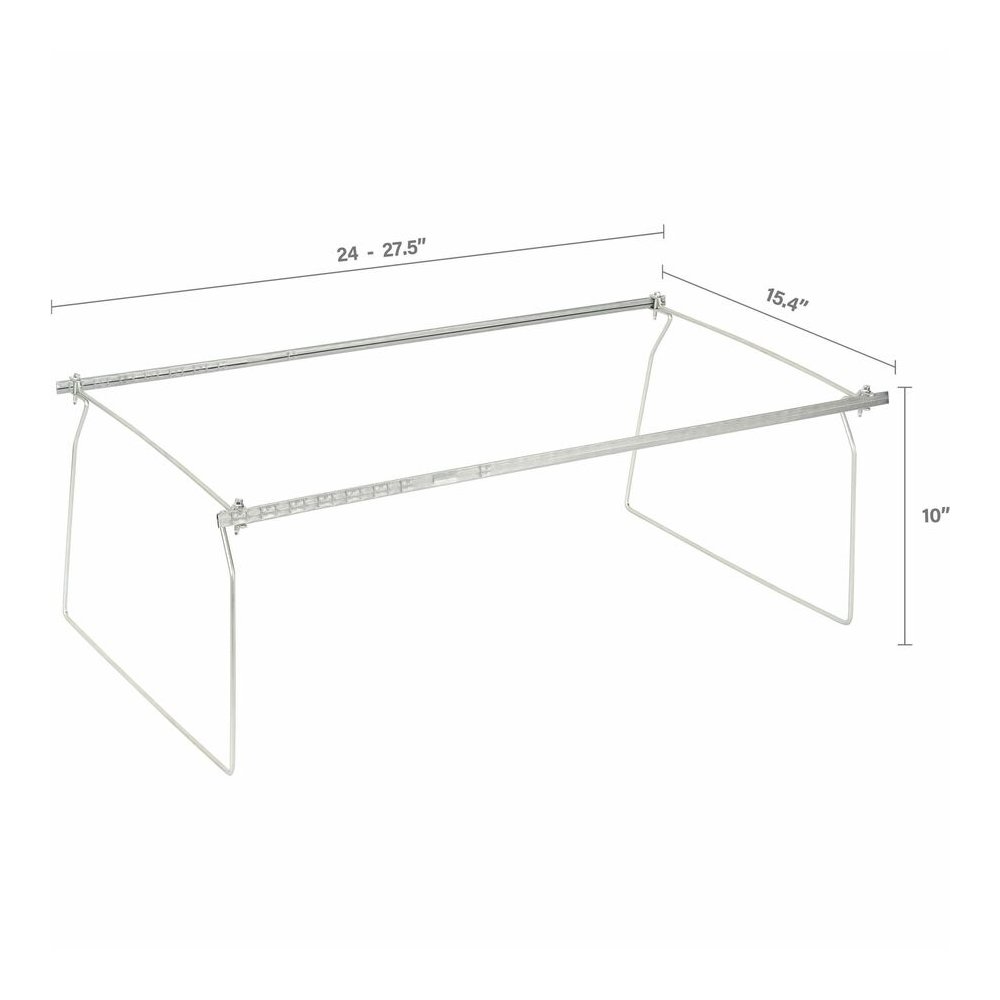 Business Source Premium File Folder Frames - Legal - Metal - Stainless Steel - 6 / Box. Picture 4
