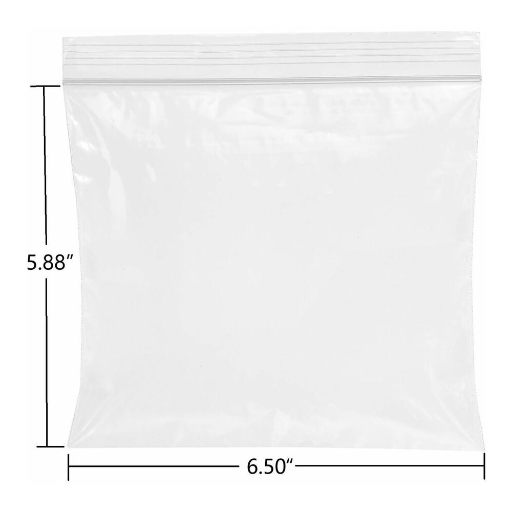 Genuine Joe Food Storage Bags - Sandwich Size - 5.88" Length x 6.50" Width x 1.15 mil (29 Micron) Thickness - Zipper Closure - Clear - Food, Beef, Poultry, Seafood, Vegetables - 500/Box - 12 / Carton. Picture 5