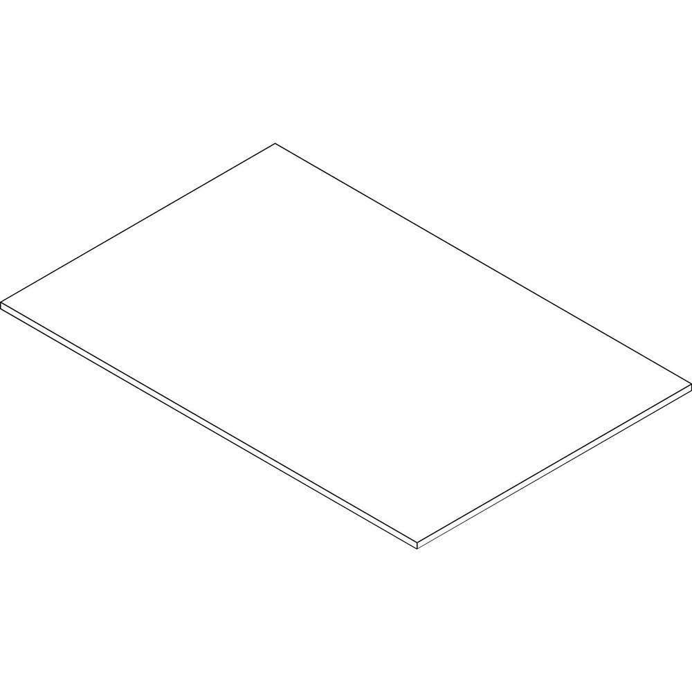 Lorell Revelance Conference Rectangular Tabletop - 71.6" x 47.3" x 1" x 1" - Material: Laminate - Finish: Mahogany. Picture 8