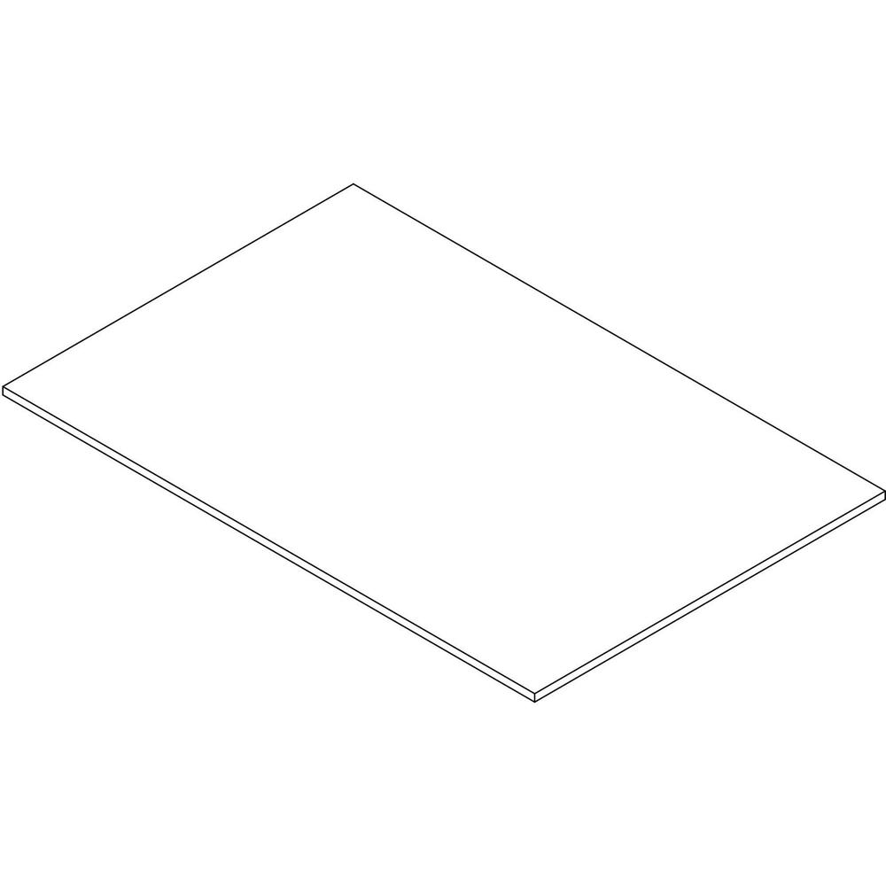 Lorell Revelance Conference Rectangular Tabletop - Rectangle - 1" Height x 71.6" Width x 47.3" Depth x 1" Thickness - Material: Laminate - Finish: Weathered Charcoal - 1 Each. Picture 2