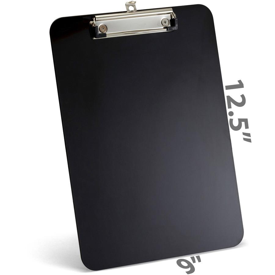 Officemate Magnetic Clipboard - Plastic - Black - 1 Each. Picture 5