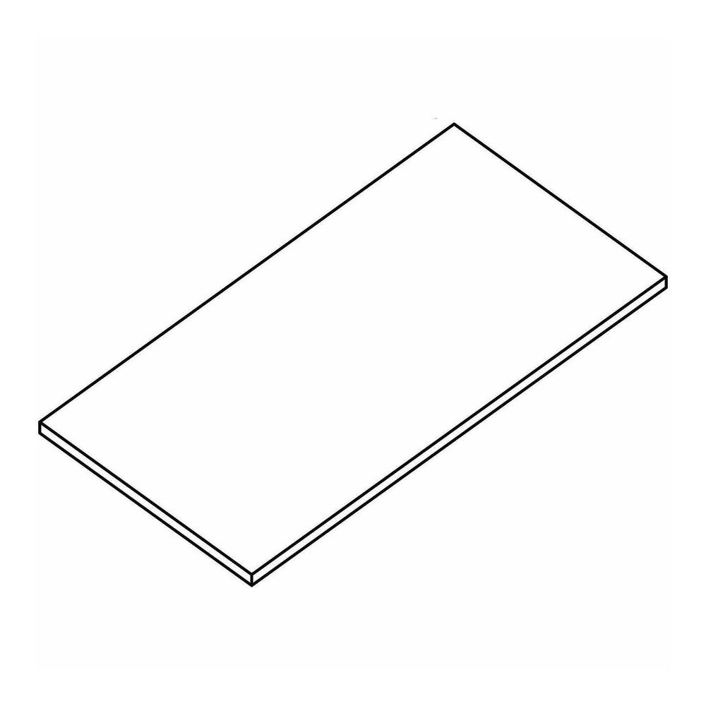 Lorell Multi-Purpose Tabletop - Laminated Rectangle Top - 30" Table Top Width x 60" Table Top Depth x 1" Table Top Thickness - 1" Height - Training, Multipurpose - Assembly Required - Modern Elm - Par. Picture 6