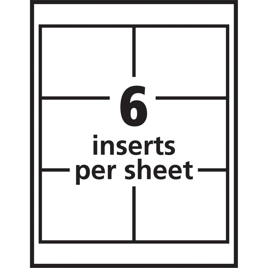 Avery&reg; Pin-Style Name Badges - Clear, White - 1 Box. Picture 7