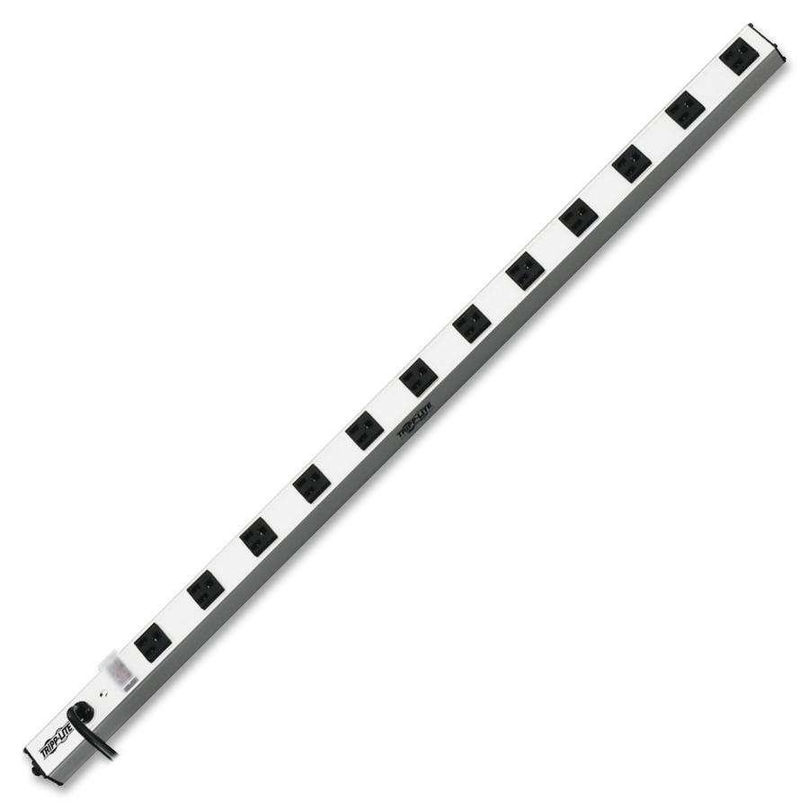 Tripp Lite by Eaton 12-Outlet Vertical Power Strip 120V 15A 15 ft. (4.57 m) Cord 5-15P 36 in. - NEMA 5-15P - 12 NEMA 5-15R - 15ft. Picture 2