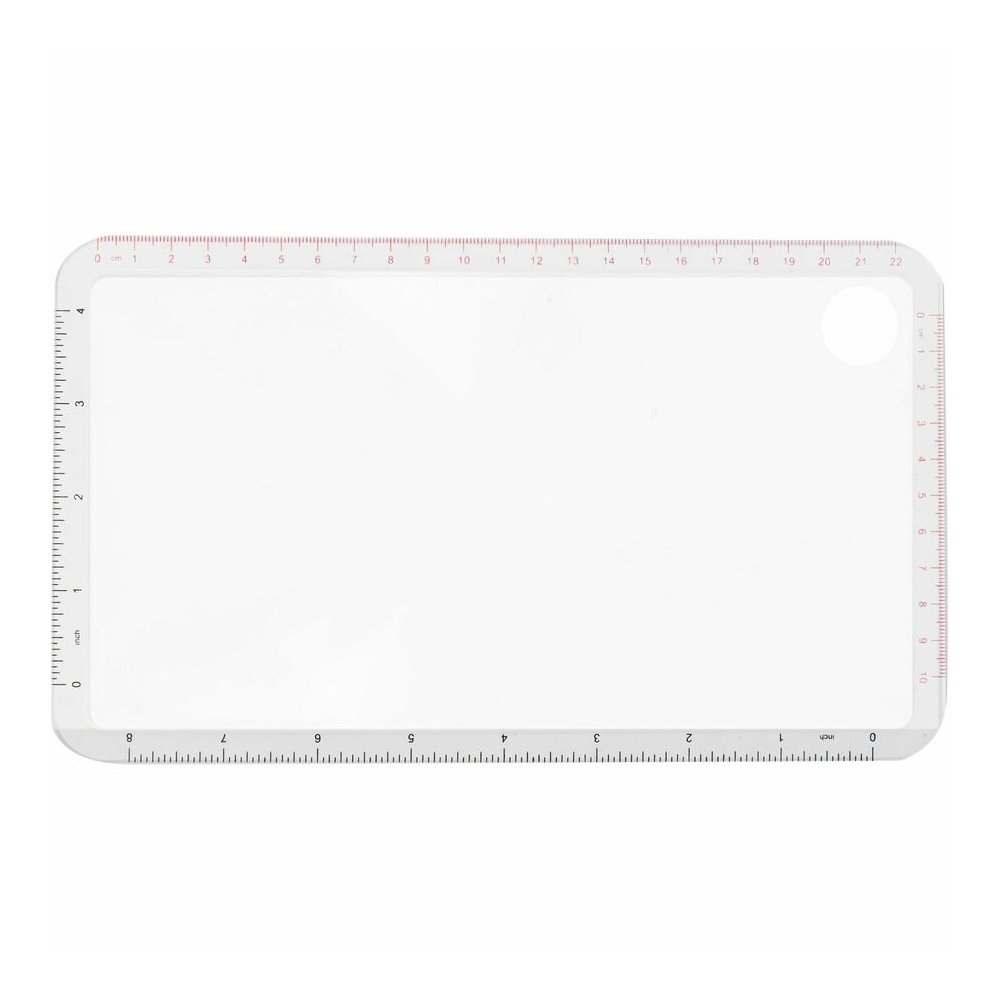 Sparco Handheld Magnifier - Magnifying Area 5" Width x 8.88" Length - Overall Size 9.8" Height x 5.8" Width - Acrylic Lens. Picture 5