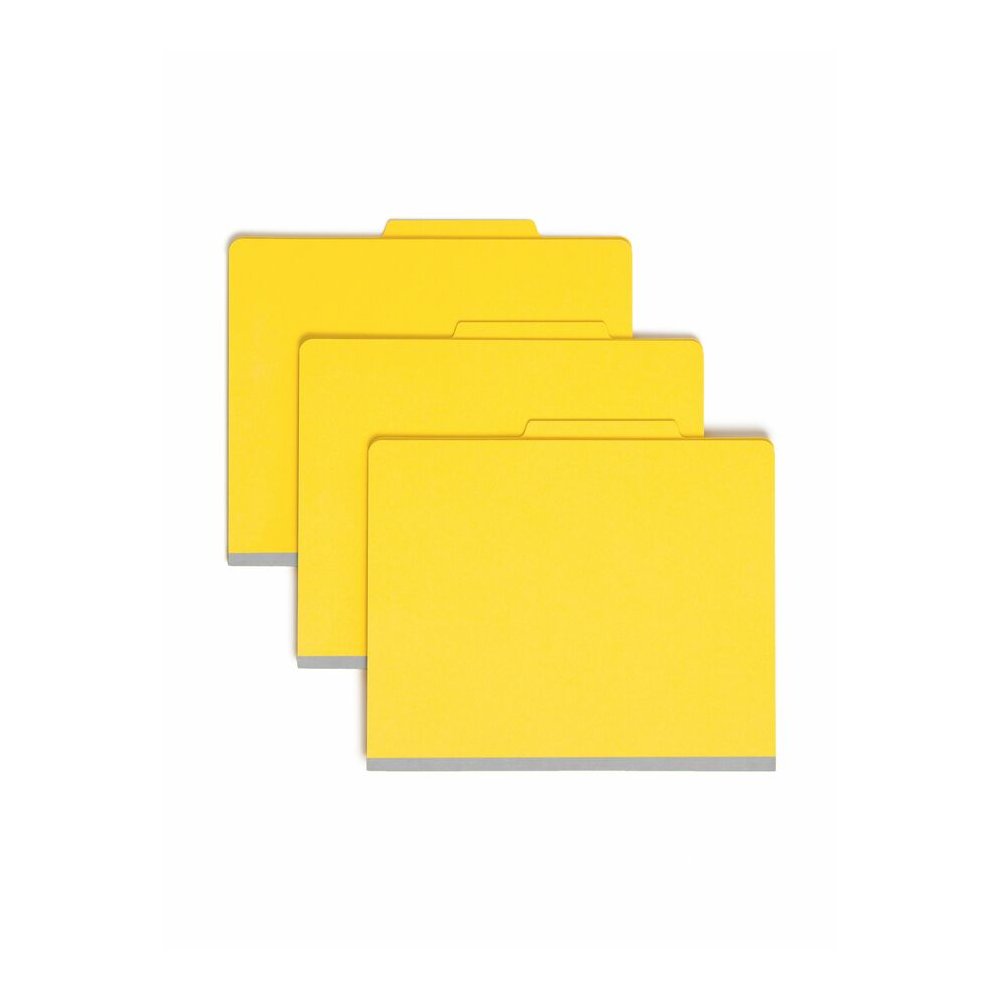 Smead Colored 2/5 Tab Cut Letter Recycled Classification Folder - 8 1/2" x 11" - 2" Expansion - 2 x 2B Fastener - 2" for Folder - Top Tab Location - Right of Center Tab Position - 1 Divider - 14 pt. -. Picture 6
