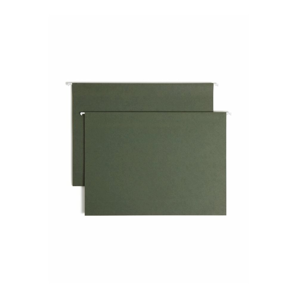 Smead Legal Yes Hanging Folder - 8 1/2" x 14" - 3" Expansion - 11 pt. - Standard Green - Reinforced Base - 10% Recycled - 25 / Box. Picture 7