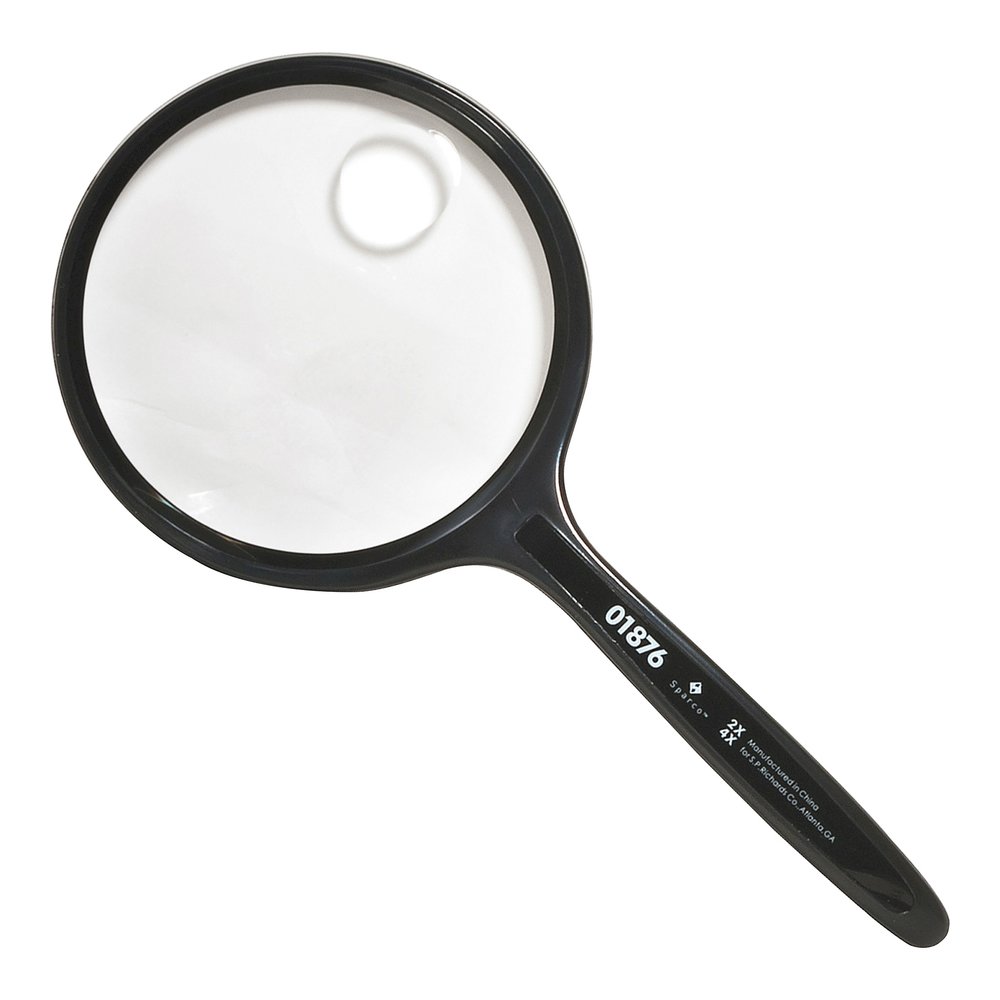 Sparco Handheld Magnifiers - Magnifying Area 3.50" Diameter - Acrylic Lens. Picture 5