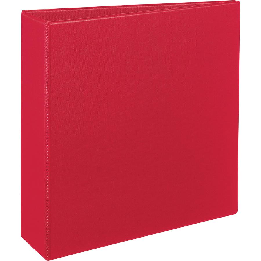 Avery&reg; Durable Binder - 3" Binder Capacity - Letter - 8 1/2" x 11" Sheet Size - 635 Sheet Capacity - 3 x Slant Ring Fastener(s) - 2 Pocket(s) - Polypropylene - Recycled - Pocket, Durable, Long Las. Picture 5