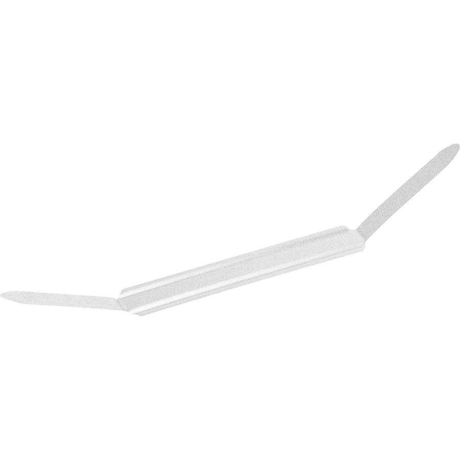 ACCO File Fastener Base - Standard - 1" Size Capacity - Heavy Duty, Coined Edge - 100 / Box - Metal. Picture 2