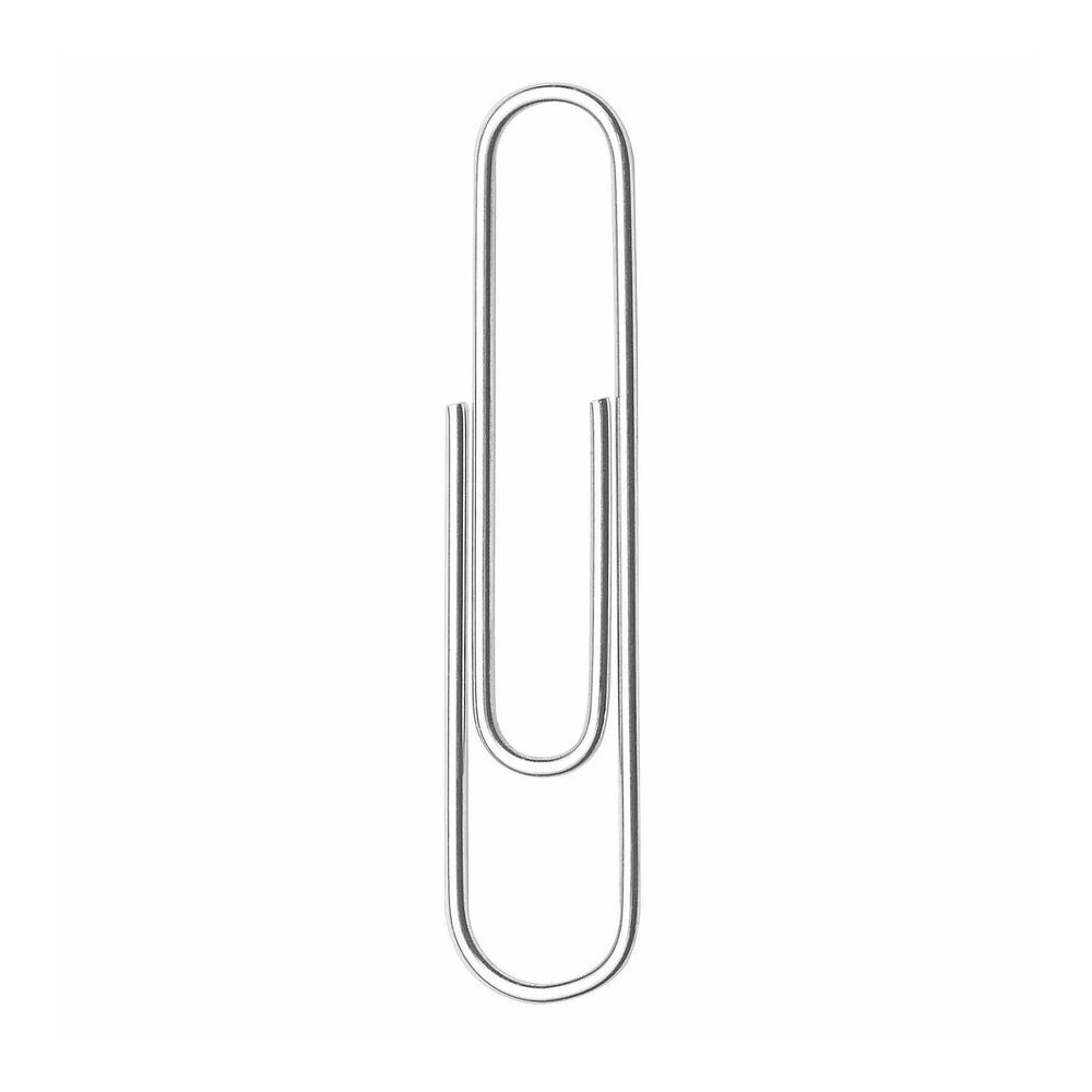 ACCO Premium Paper Clips - No. 1 - 10 Sheet Capacity - Galvanized, Corrosion Resistant - Silver - Metal, Zinc Plated - 100/Box - 10 / Pack. Picture 3
