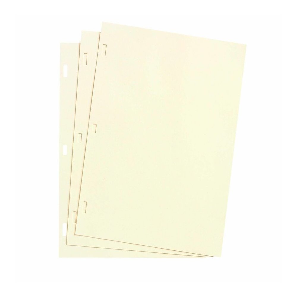 Wilson Jones Plain Ledger Paper - 28 lb - Letter - 8.50" x 11" Sheet Size - 3 x Holes - Ivory - Ivory Sheet(s) - 100 / Box. Picture 2