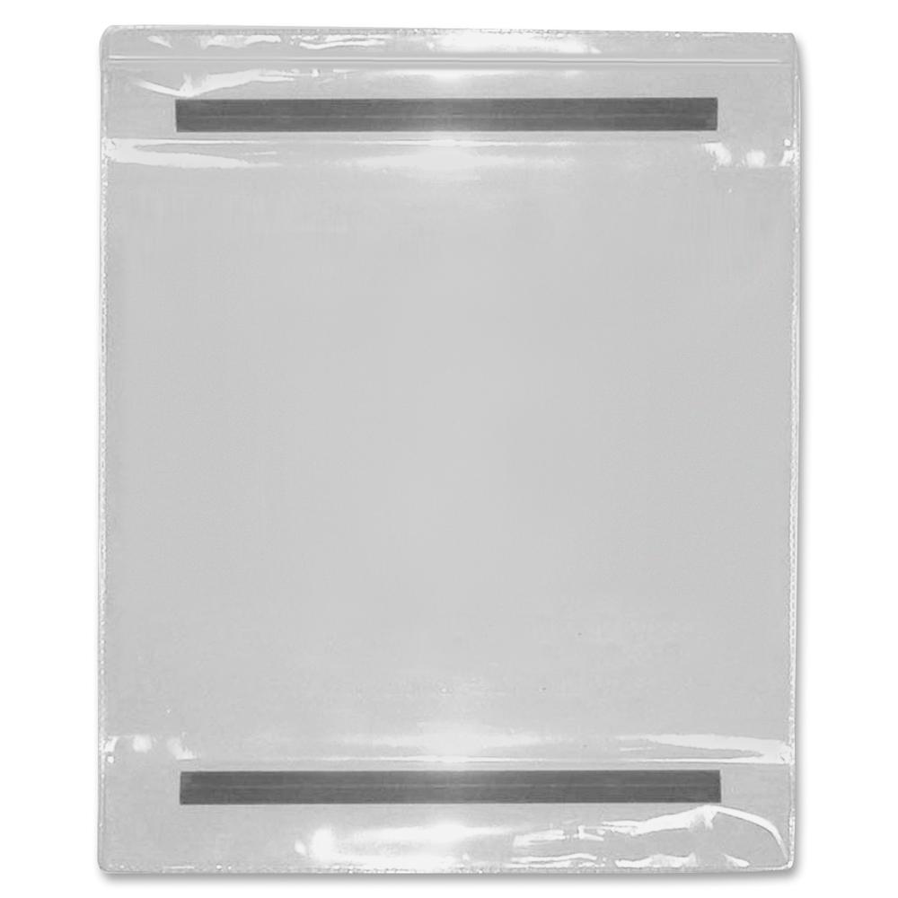 Tatco Vinyl File Pocket - 9" x 12" - Vinyl - Clear - 25 / Box. Picture 2