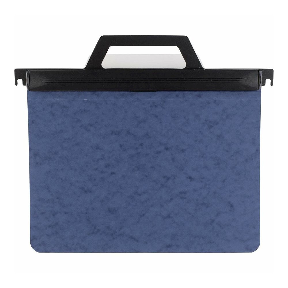 ACCO Expandable Data Binder - Retractable Hooks - 6" Binder Capacity - Letter - 8 1/2" x 11" Sheet Size - 1500 Sheet Capacity - Pressboard - Blue - Recycled - Retractable, Handle, Spine Label, Durable. Picture 3