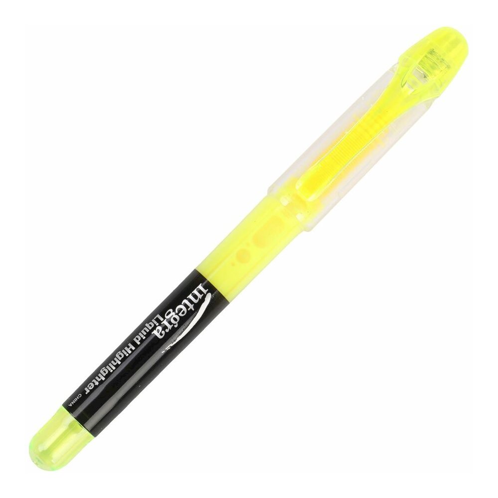 Integra Liquid Highlighters - Yellow Ink - 1 Dozen. Picture 5