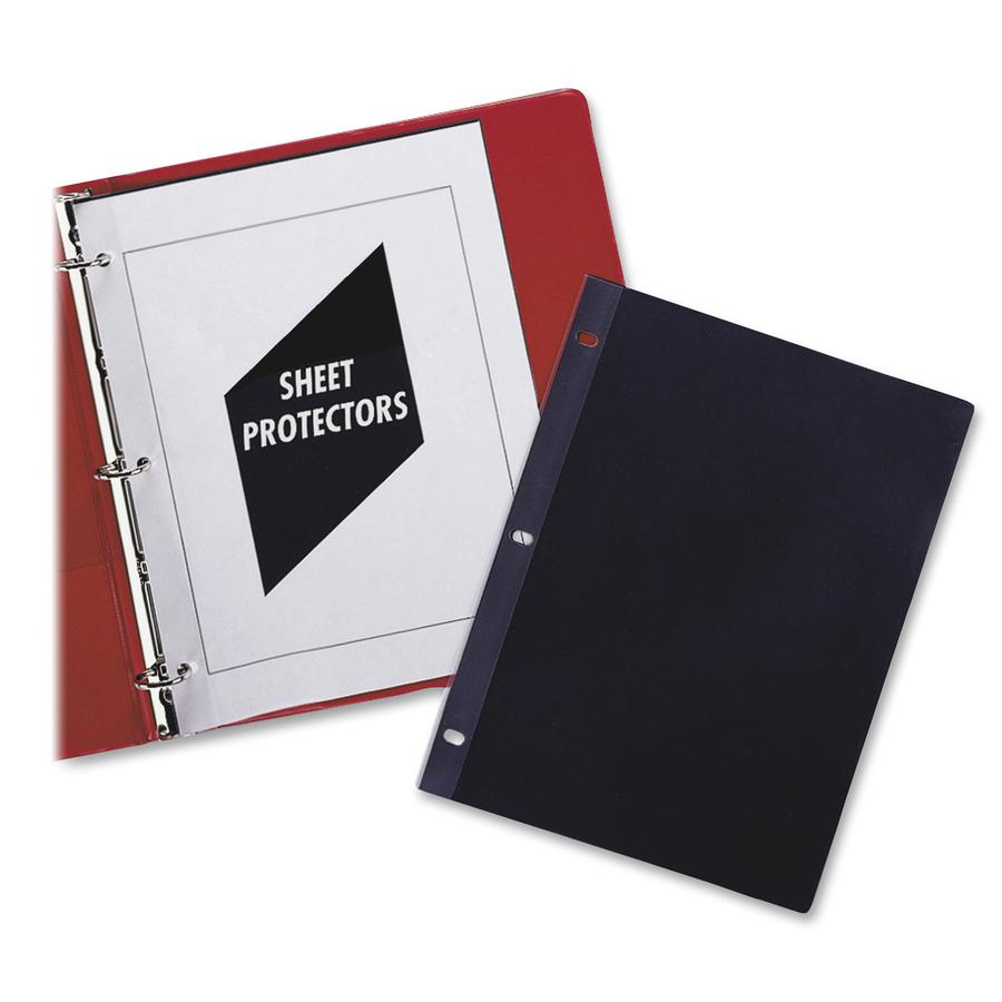 C-Line Traditional Standard Weight Polypropylene Sheet Protector - Letter 8.50" x 11" - Polypropylene - 100 / Box - Clear". Picture 5