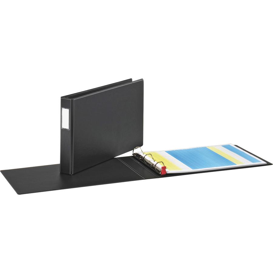 Cardinal EasyOpen Locking Slant-D Tabloid Binders - 1 1/2" Binder Capacity - Tabloid - 11" x 17" Sheet Size - 350 Sheet Capacity - 1 1/5" Spine Width - 3 x D-Ring Fastener(s) - Inside Front & Back Poc. Picture 6