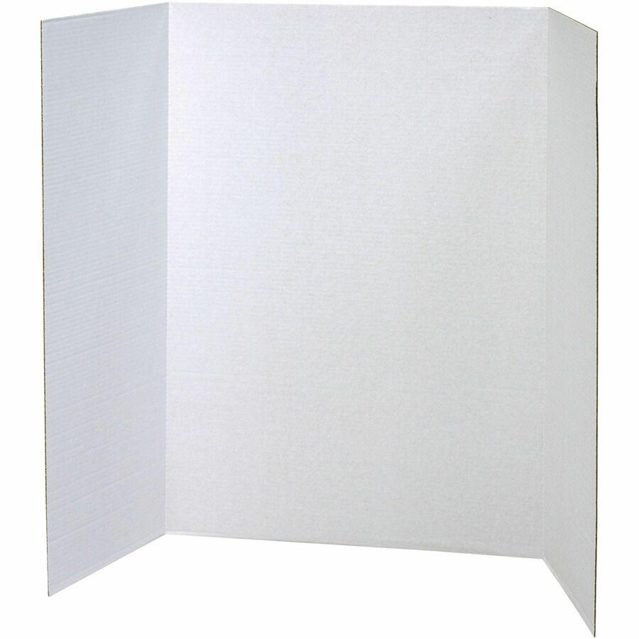 Pacon Presentation Boards - 28" Board Height x 40" Board Width - White Surface - 8 / Carton. Picture 6