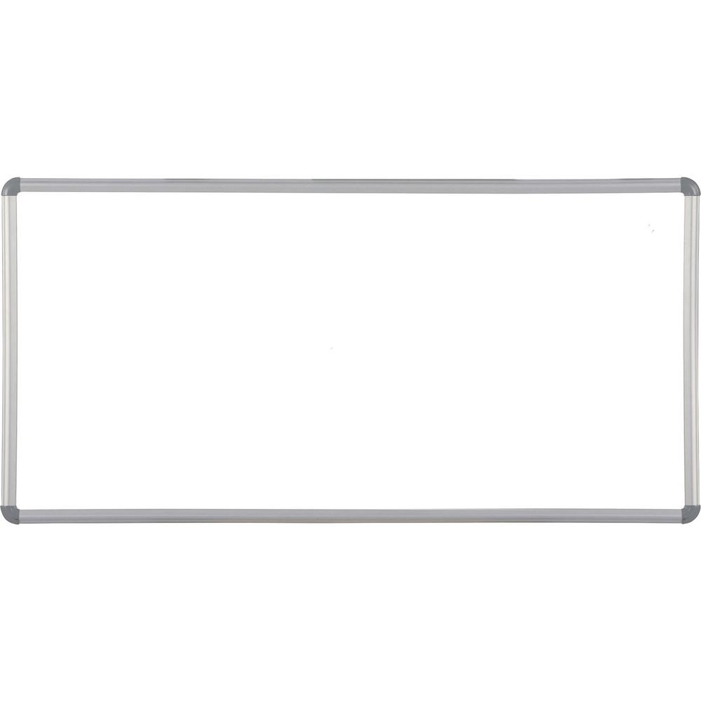 MooreCo Magna Rite Magnetic Marker Boards - 48" (4 ft) Width x 96" (8 ft) Height - Steel, Polyvinyl Chloride (PVC), Medium Density Fiberboard (MDF) Surface - Anodized Aluminum Frame - Rectangle - 1 Ea. Picture 2