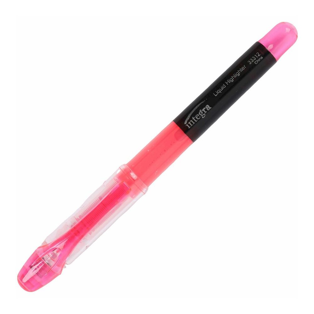 Integra Liquid Highlighters - Fluorescent Pink Ink - 1 Dozen. Picture 5