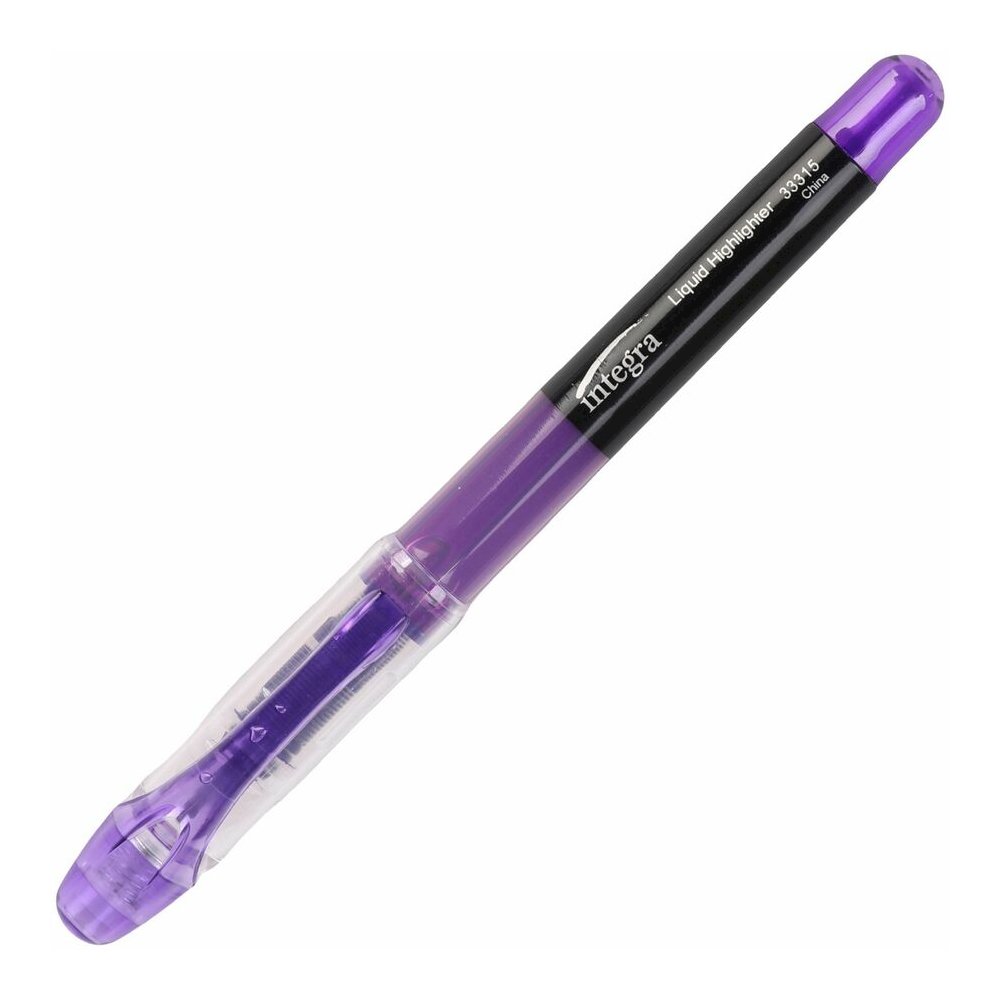Integra Liquid Highlighters - Purple Ink - 1 Dozen. Picture 5