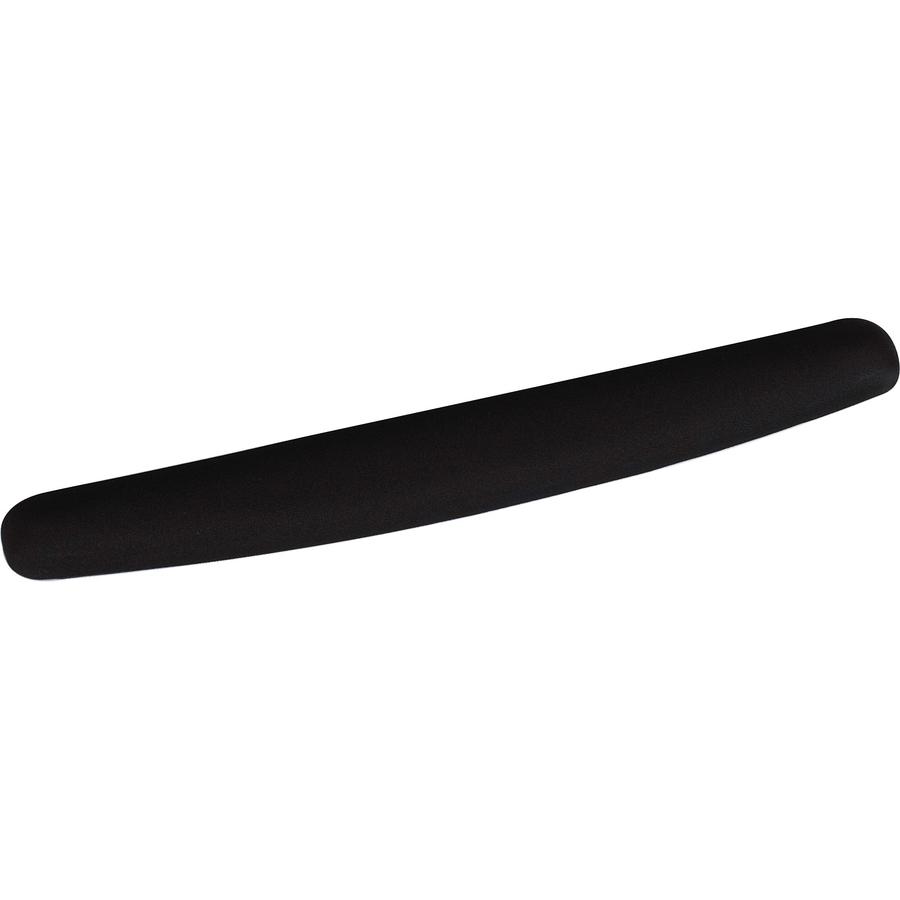3M Nonskid Wrist Rest - 2.75" x 0.75" Dimension - Black - Foam - 1 Pack. Picture 2