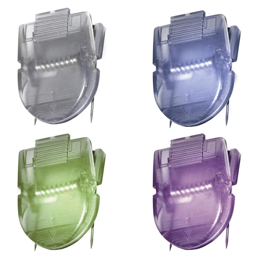 Advantus Color Panel Wall Clips - 40 Sheet Capacity - for Paper Clip - Repositionable - 20 / Box - Metallic. Picture 5